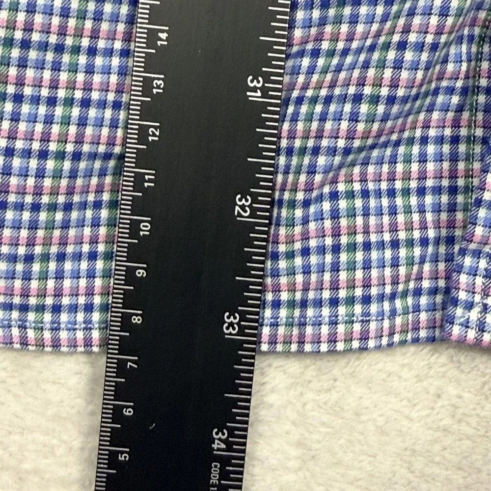 Ralph Lauren Button Down Shirt Mens XXL Blue Green‎ Pink Plaid Classic Fit